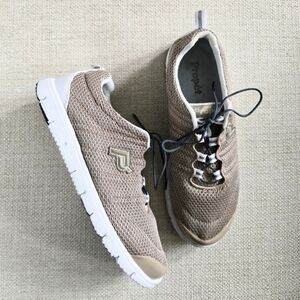 Propet Travel Walker II Taupe Mesh Size 9 Women's Athletic Sneakers W3239